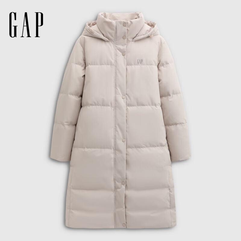 Gap Damen 2025 Herbst Logo Winddichte Lange Daunenjacke