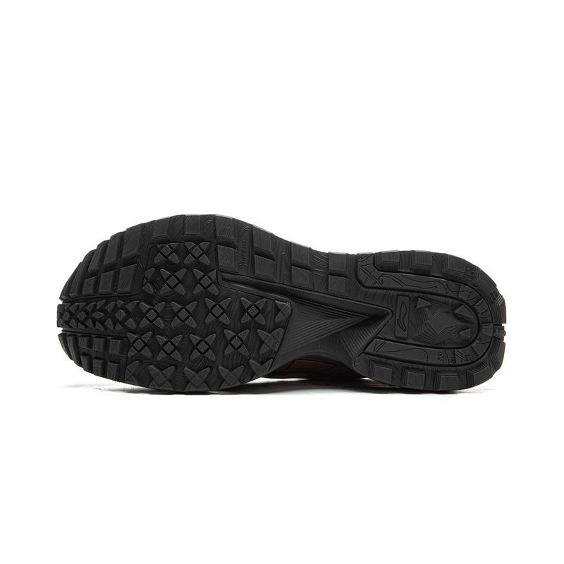 New LiNing CF Tracing, Xingchuan SE Cushioning Support Balance Low Top Hiking Shoes Unisex Brown Ice Orange AHTV015-14