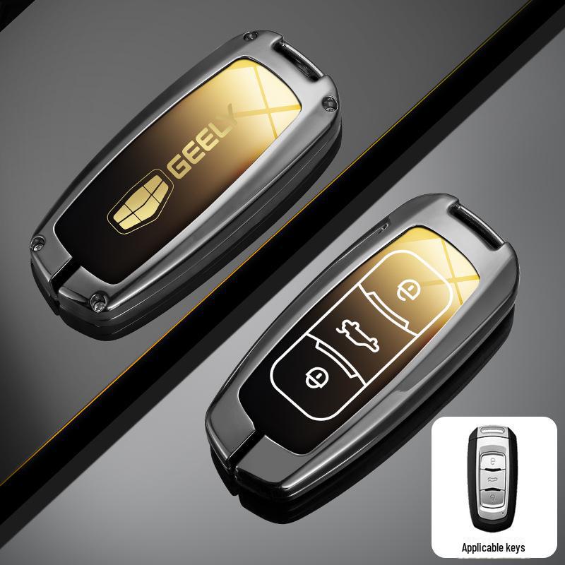 Compatible Key Cover for Geely Xingyue L, Xingrui, 4th Gen Dihao, Boyue, Binyue, Icon, Vision, and X6 Cars
