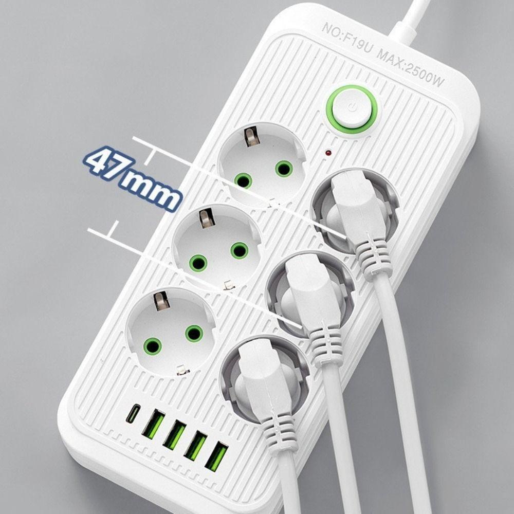 Quick Charge Multitap Socket USB Type C Electrical Power Strip Electrical Socket  AC Power