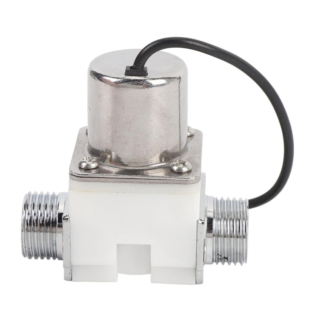 Wassersteuerung Elektrisches Impuls-Magnetventil G1/2in DC Kunststoff Edelstahl Automatischer Schalter Zubehör