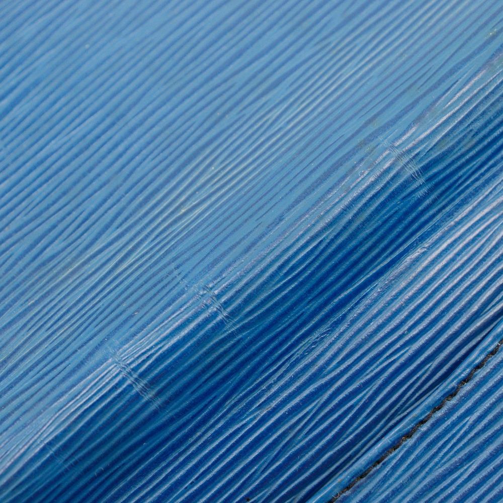 LOUIS VUITTON Art deco Clutch bag M52635 Business Bag Toledo Blue Blue Epi Leather Women Used