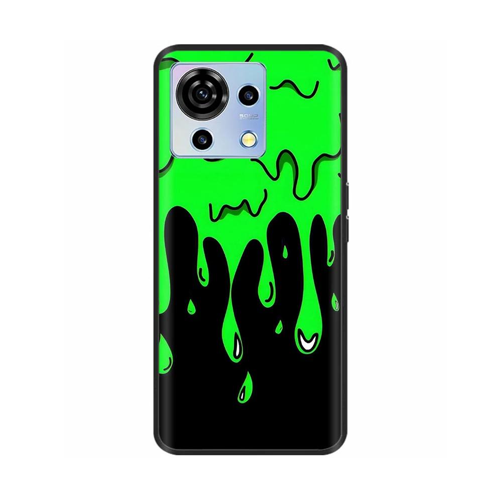 Custodia per ZTE Blade V50 Vita in Silicone Liquido Protezione Completa Copri Telefono per ZTE Blade V50 Vita V50Vita Nuovo Design Retro Morbido