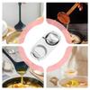 Creative Soup Spoon Holder Double Hole Spoon Rest Household Colander Storage Rack  Tableware