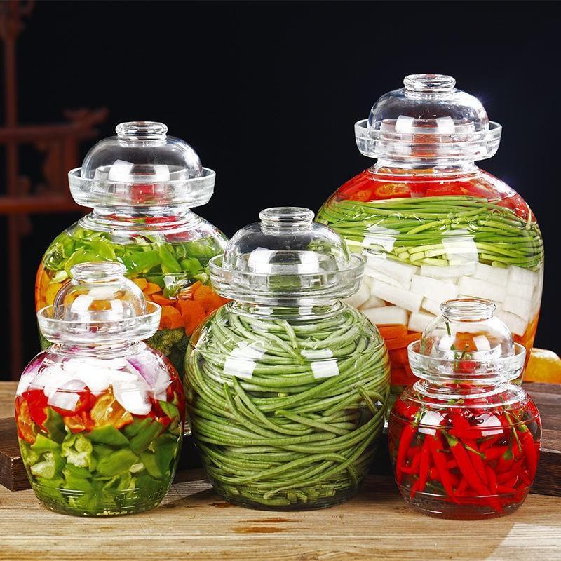 Mei Shang Yuan Glass Fermentation Pickle Jar