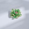Bo Xin Yun Elegant Chinese Enamel Lotus Flower Brooch for Cheongsam