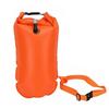 Inflatable Open Swimming Buoy Tow Float, Double Air Bag Dry Bag with Waist Belt, Water Sport Storage Tool, Leak-Proof Safe