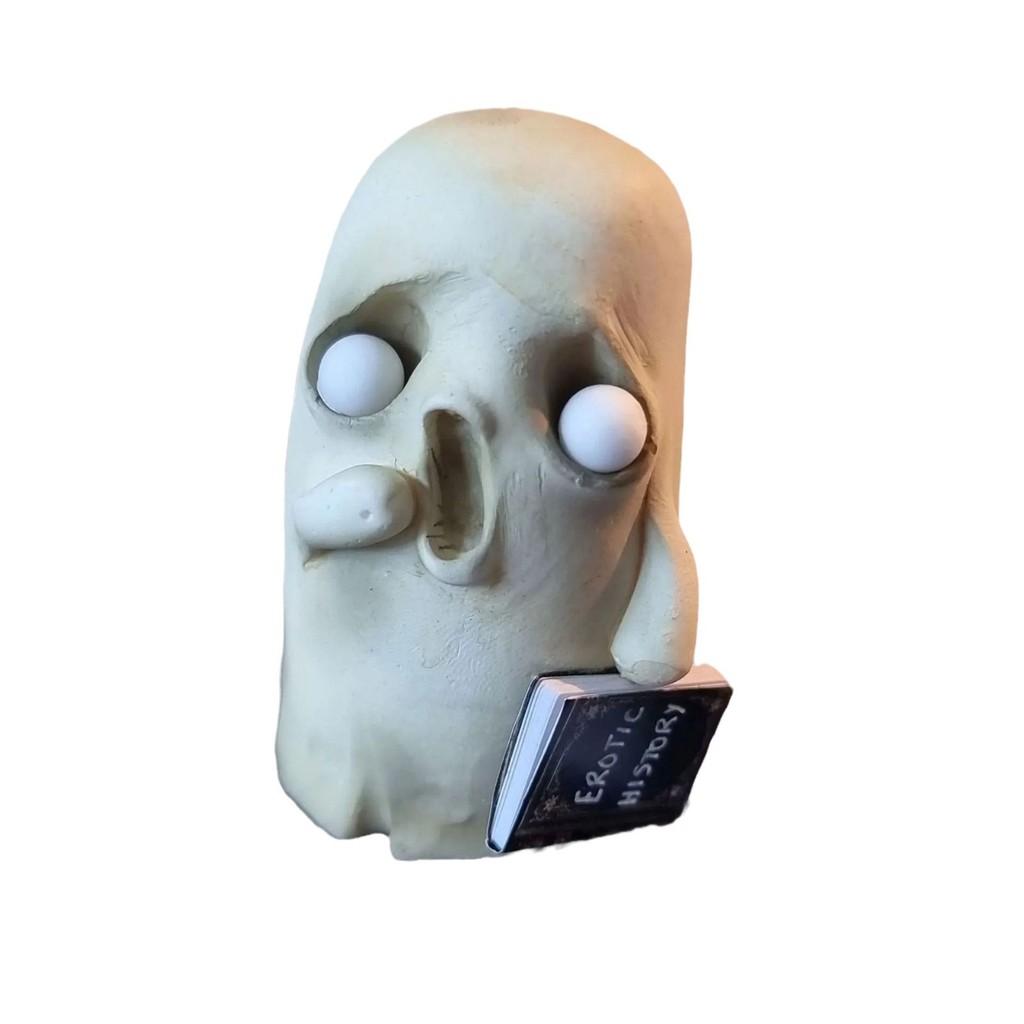 Resin Halloween Whimsical Ghost Display Figurine Perfect For Home Atmosphere And Gifts Festive