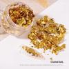 Gold & Silver Foil Nail Art Fragments - High Gloss K Gold Stickers & Sequins for Nail Decoration