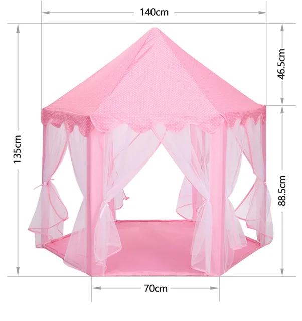 Portable Children's Tent for Kids Tent Toys Girls Princess Castle Tipi Infantil Children's House Vigvam Teepee Baby Tent Gifts