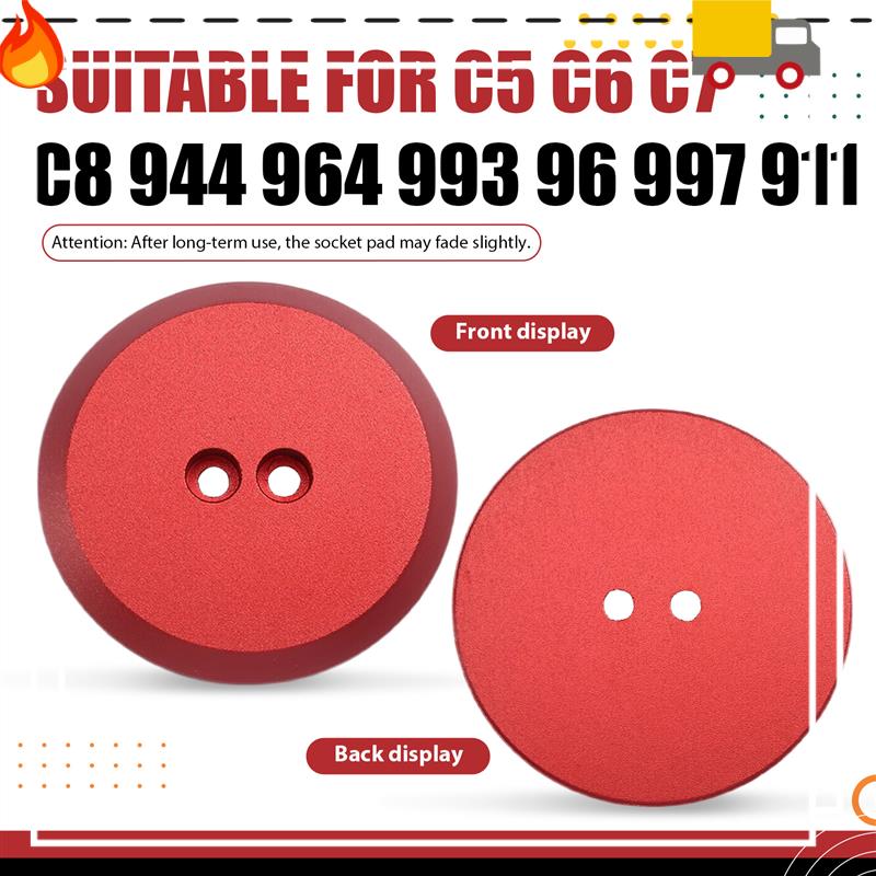 Jack Pad Aluminum Lifting Pucks Floor Jack Adapter For Corvette C5 C6 C7 C8 944 964 993 996 997 911 Red