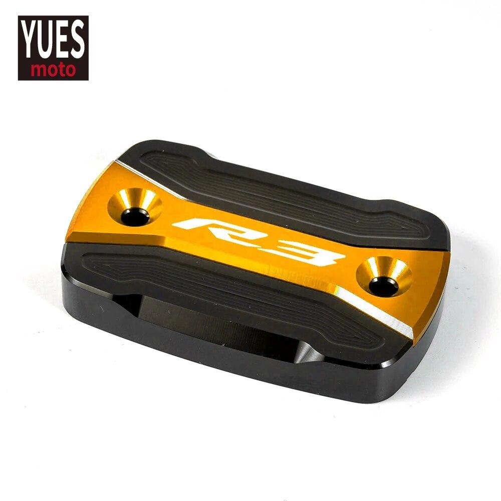 Motorcycle Accessories Bike Front & Rear Brake Fluid Cylinder Reservoir Cover Cap For Yamaha YZF R3 ABS