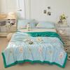 Love Heart Daisy Pattern Summer Quilt Modern Fashionable Skin-friendly Comfortable Air Conditioning Quilts for Kids Boys Girls