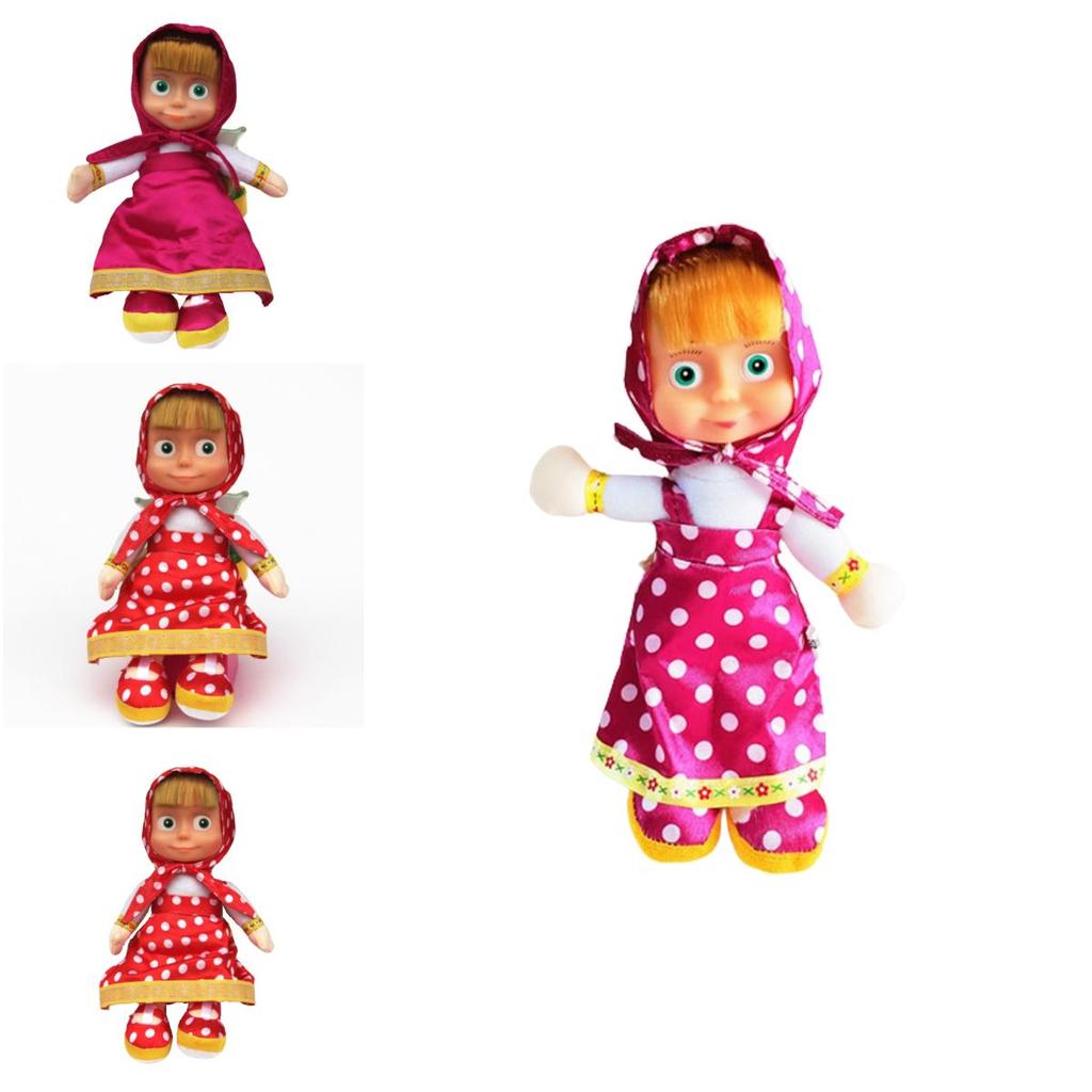 Masha And The Bear Big Eyes Doll Perfect For Adventure Playtime