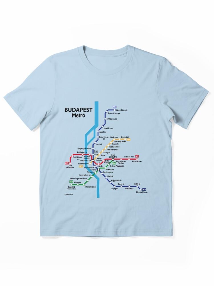 Metro BUDAPEST metro network Essential Unisex T-Shirt
