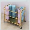 Yoga Mat Storage Rack with Wheels