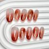 Women Short‑Style Press‑On Nails Pure‑Handmade Cat‑Eye Smudge Simple‑Exquisite False Nail Patches