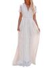 Autumn and winter new autumn tulle dress European and American deep V pullover wedding dress dress direct supply