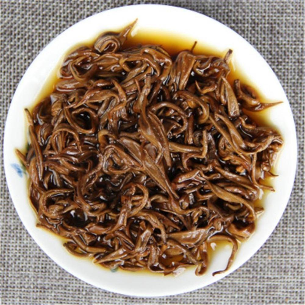 In Stock Yunnan Fengqing Dianhong Gold Screw Biluochun Bud Black Tea 65g Loose Leaf Green Food Organic