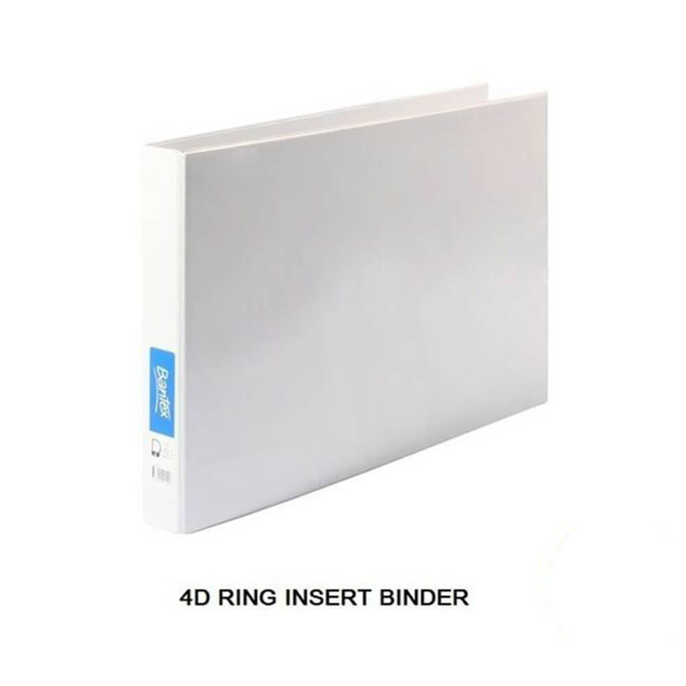 Bantex Landscape Einsteckordner Weiß 25mm A3 (4 D-Ringe)