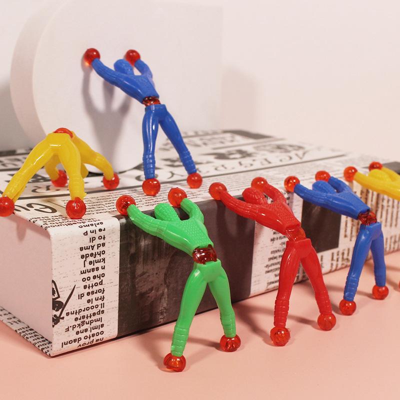 Art Creativity Sticky Wall Climbers, 1Pc Mountain Climber Figure, Stretchy Squishy Stress Relief Toys For Kids