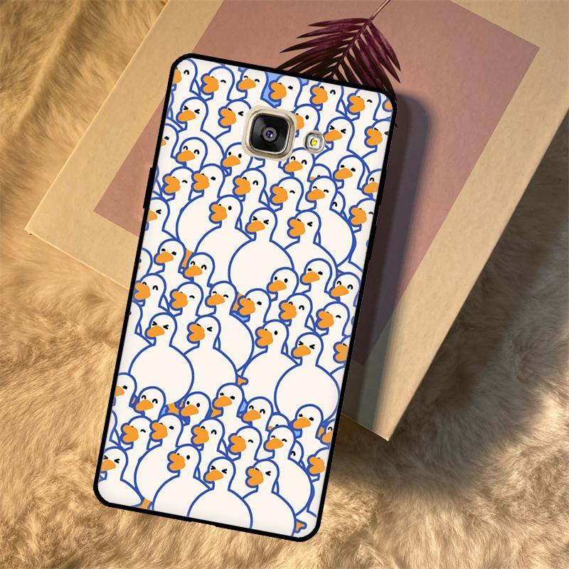 

Cartoon Cute Goose Duck Case For Samsung Galaxy M16 M36 M56 M54 M23 M20 M32 M52 M34 M14 M35 M55 M15 M11 M31 M13 M53 Samsung M55