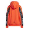 adidas Warding Pack Loose Fit French Terry Full Zip Hoodie for Kids KPX95 Bright Red (JP4922)