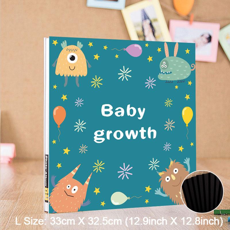 

Self-Adhesive Photo Baby Album Dust-Free air-Free Glue Free and Waterproof Hand Made DIY Albums Holds3X5 4X6 5X7 6X8 8X10 Photos