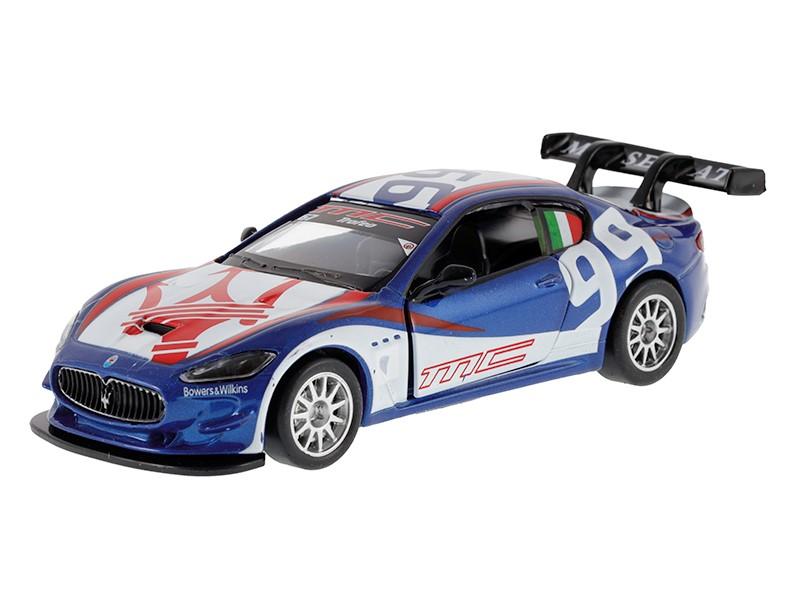 Model 1:43, Maserati GranTurismo MC GT4, niebiesko-biały