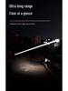 Smart Portable Flashlight with Digital Display, COB Side Light, Magnetic Base, and White Laser Core for Outdoor and Repair Use