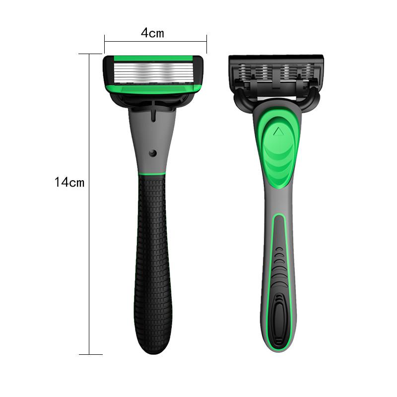 Non-Toxic Safety 7-Blades Razor Replaceable Razor Refill Blades Classic Men'S Shaving Tool