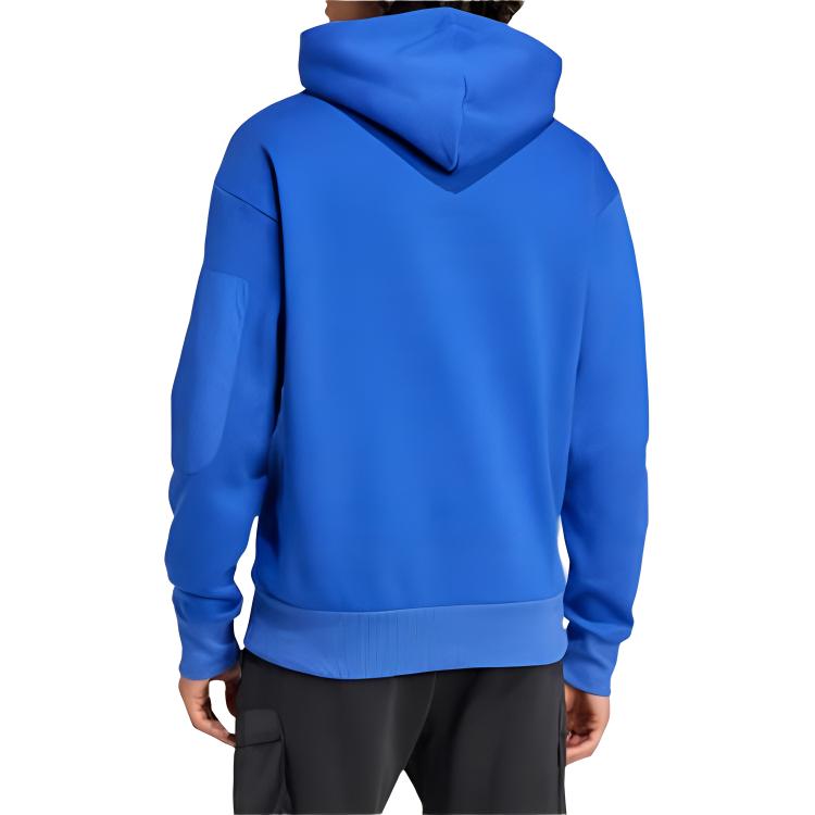 Adidas City Escape Fleece Hoodie Semi Lucid Blue Casual Streetwear Pullover Men IY1519
