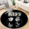 1pc KISS Band Office Round Area Rug, Indoor Mat Suitable For Office, Under Office Chairs Bedroom Living Room Home Decor  a0908159