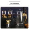 Set Decanter Vino Bianco Dodici Zodiaci Stile Cinese con 12 Bicchierini da Shot