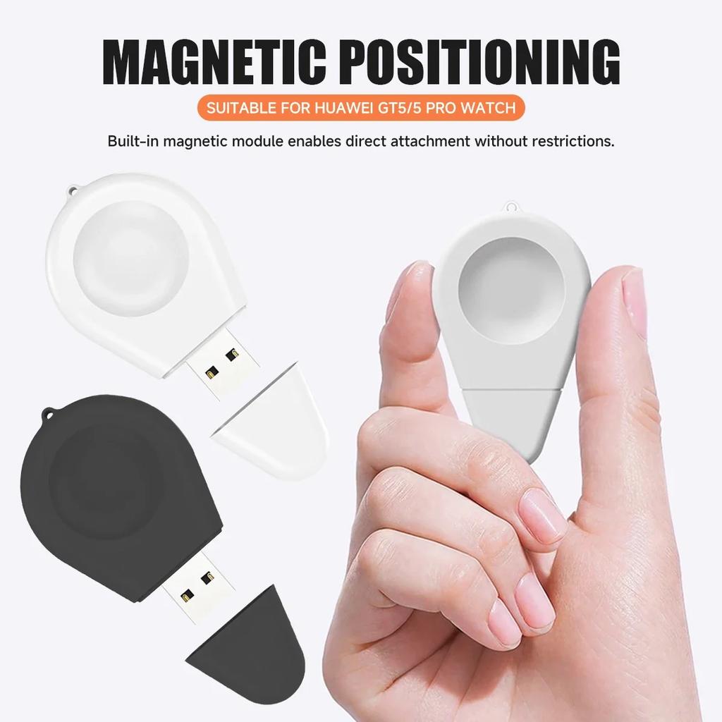 Smartwatch Dock Charger Stand Adapter for Huawei Watch GT6/5/4 Watch GT5 Pro Watch Charger for Watch 4/4PRO Portable USB Charger