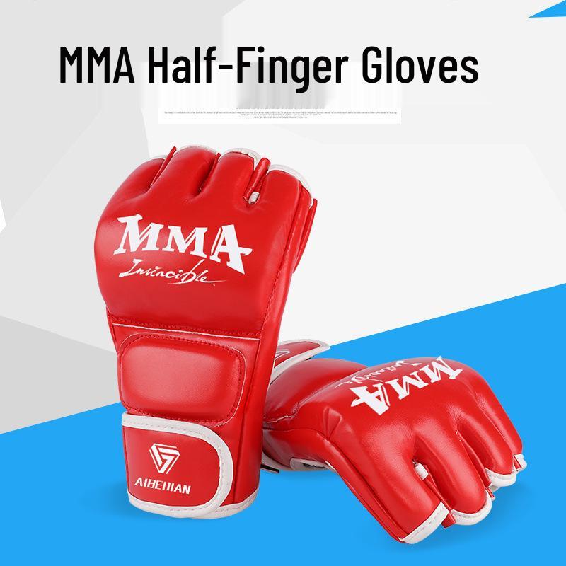 MMA Muay Thai Training Punching Half-Finger Gloves for Men & Women