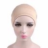 Fashion Women Big Flower Hijab Bonnet Muslim Stretch Headscarf Islamic Head Wrap Turban Caps Ladies Hair Accessories Chemo Hat