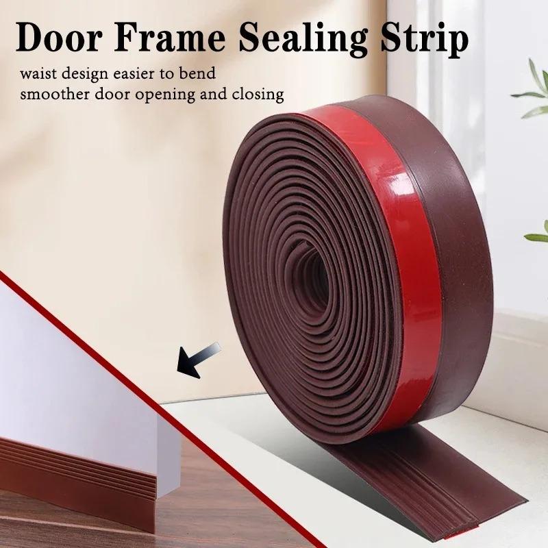 1pc Door Bottom Seal Strip - Flexible Weatherstrip | Windproof, Dustproof, Rainproof, Noise Reduction | Self-Ad