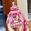 Strawberry Bear Children's Thermos Cup Pot Belly Cup Food Grade Girls Primary School Special Water Bottle