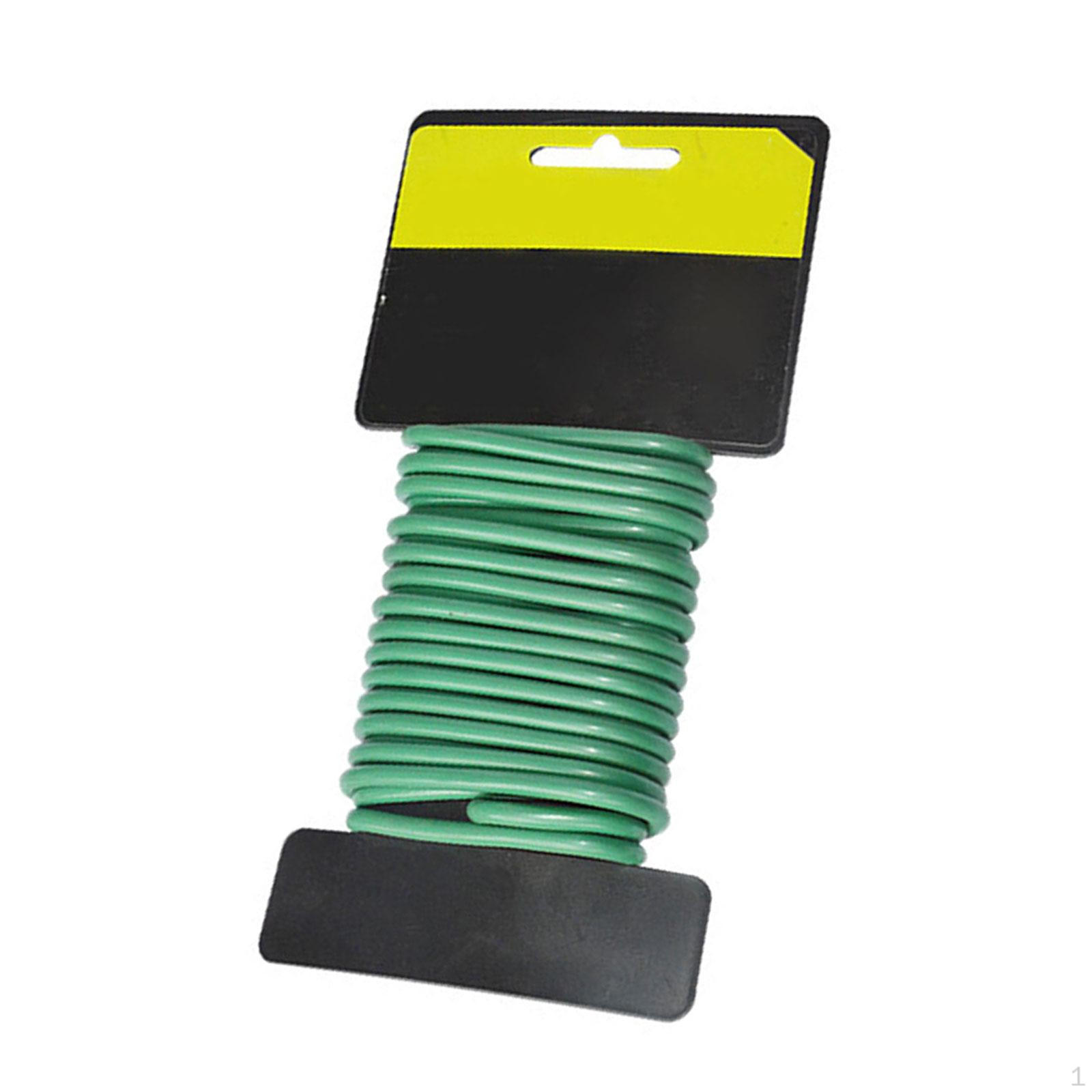 

Садовые подвязки, мягкие гибкие опорные лозы для растений, скрутка проволоки 5 мм для растений зелёный