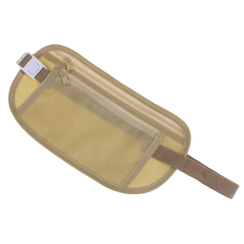 Travel Money Belt Hidden Waist Security Wallet Bag Passport Pouch Id Holder