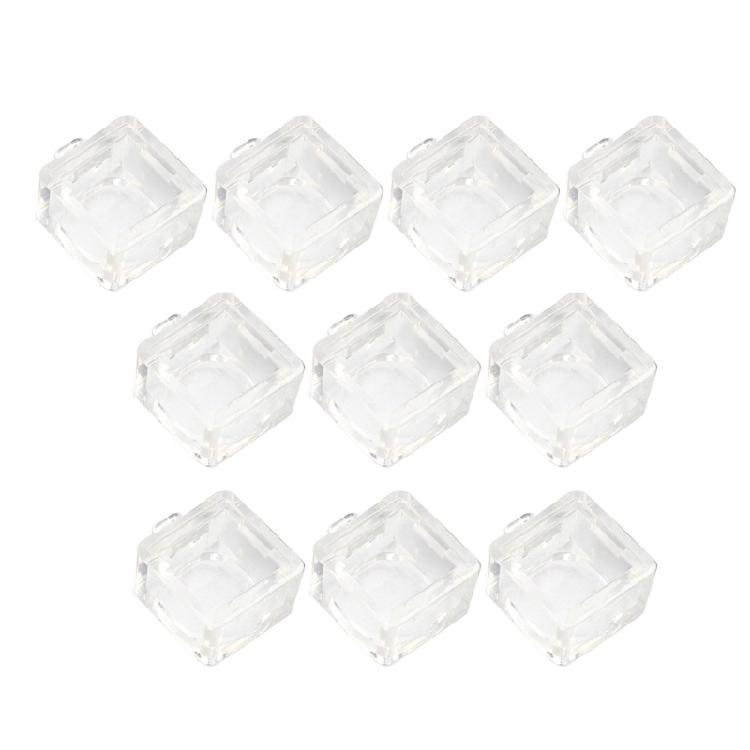 

10PCS Switches Tester Keyboard Switches Sampler Enhances Typing 1-Key Switches Testing Keychain Translucent прозорий