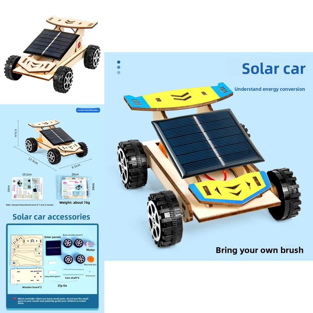 Science Diy Solar Car Kit For Students Educational Physics Toy For Handson Learning