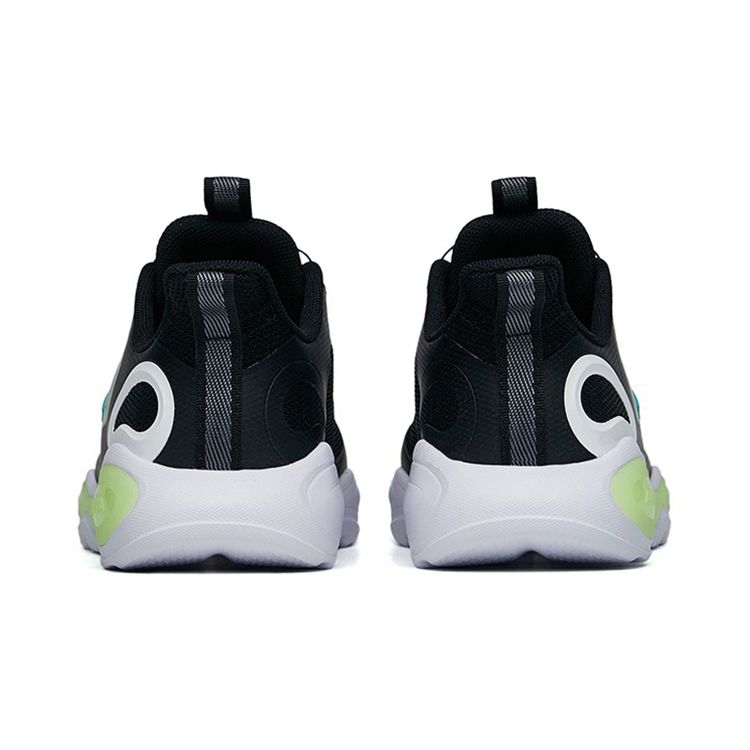 Anta Kids Non-Slip Shock Absorbing Wear-Resistant Low-Top Running Shoes Kids Running Shoes Black 312225503-2
