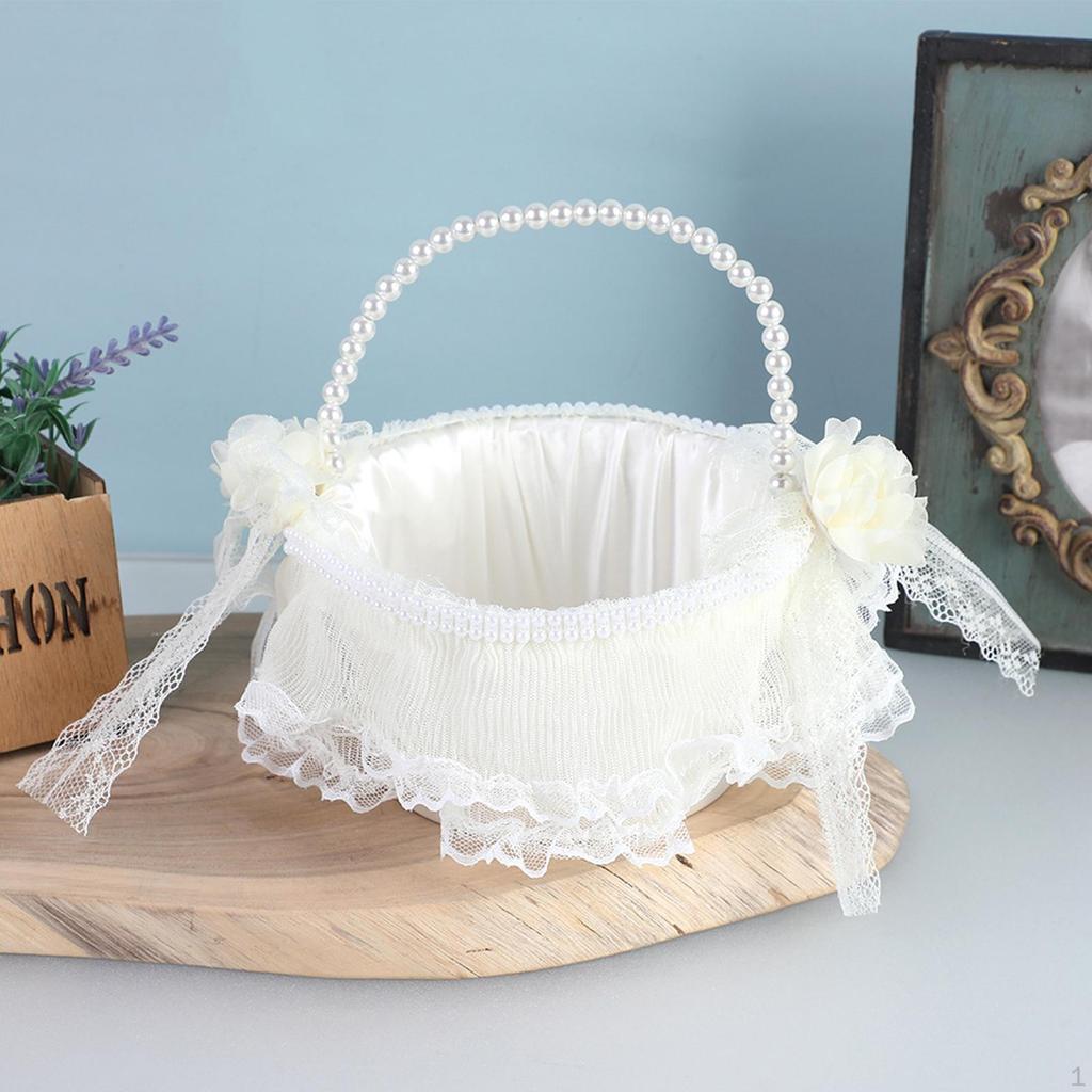Wedding Flower Basket Candy Storage Holder Western Decorative Small Flowers Baskets for