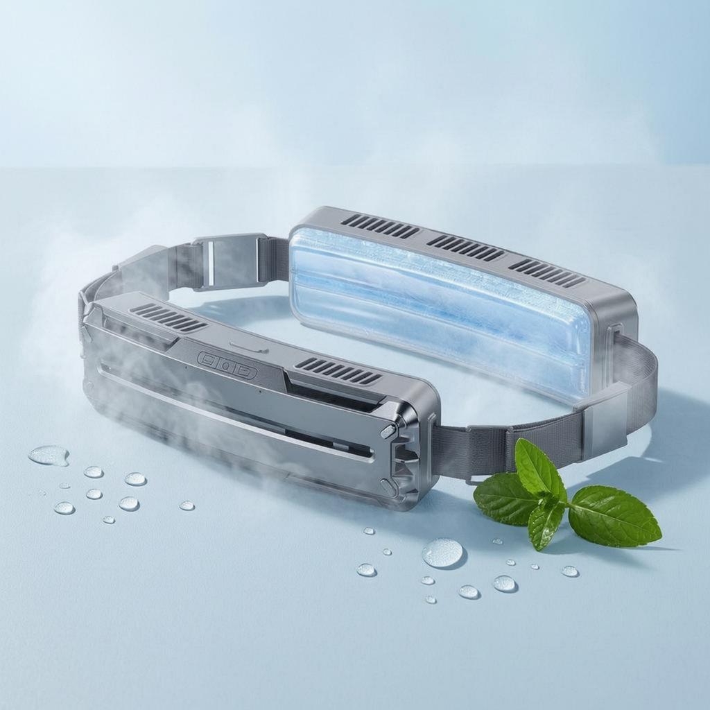Wearable Waist Fan 10 W Rechargeable Belt Fan Lightweight Quiet Operation