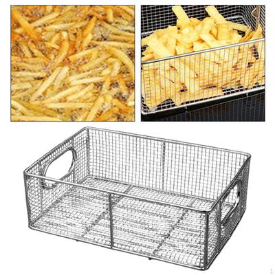 Fritteusenkorb Frittieren Rechteckig Multifunktional Frittieren Servieren Essen Küche Kochen