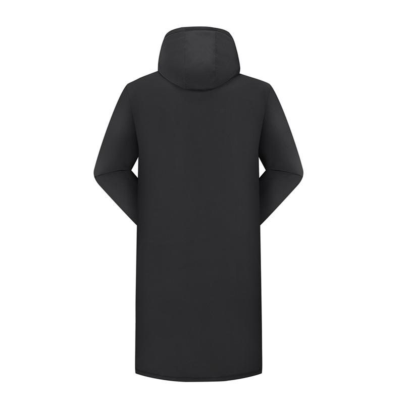 Three-in-One Fleece-Lined Winter Sports Jacket: Detachable, Over-the-Knee, Cotton-Padded, Plus Size, Unisex School Uniform
