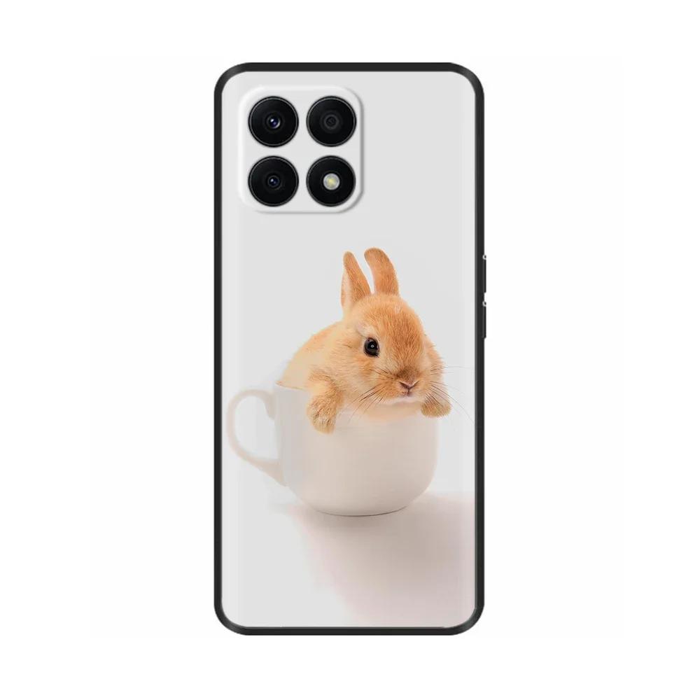 Für Huawei Honor X8A Hülle Mode Blume Weiches TPU Silikon Handyhülle Für Honor X8A HonorX8A Funda Stoßfeste Rückabdeckung Coque