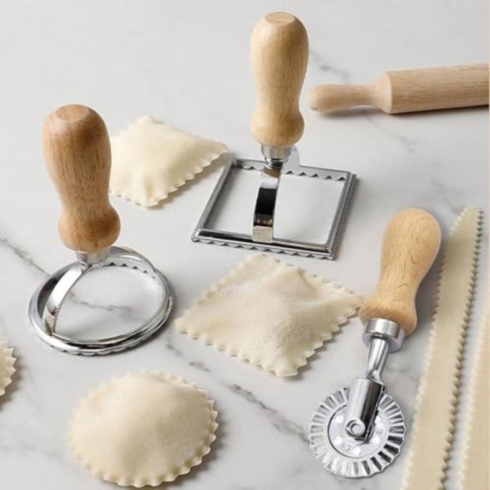 Edelstahl-Keks-Ausstecher Quadratisch/Rund/Herz/Stern Gebäck-Ausstecher Teigtaschen-Haut-Hersteller Backen